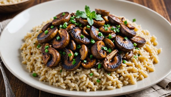 Découvrez la recette incontournable d'un risotto crémeux aux champignons caramélisés à savourer sans attendre !