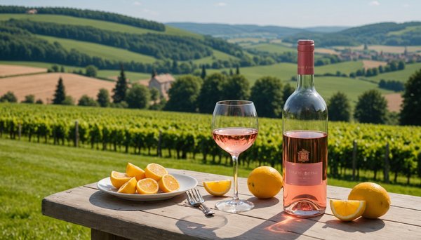Célébrez l'été avec le vin rosé du château de berne